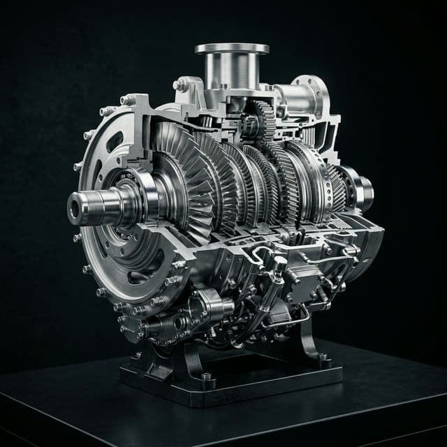 Industrial Turbine Assembly